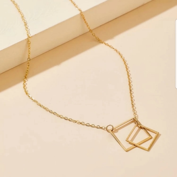 *Harlett* Geometric Necklace - Picture 4 of 4